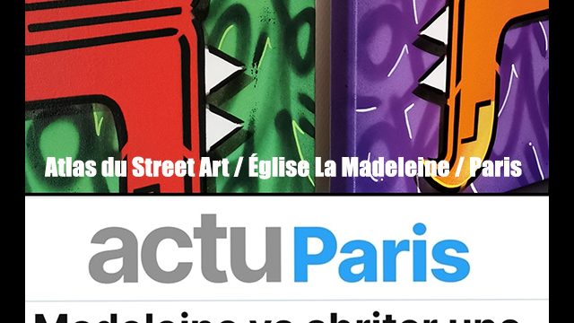 Article de presse sur une exposition street art à Paris avec l'artiste graffeur Oré.