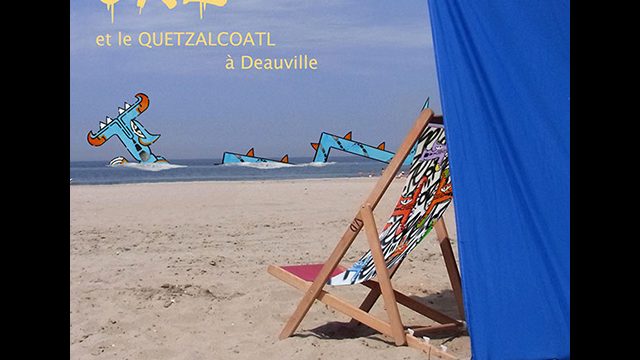 Affiche de l'exposition street art de l'artiste graffeur Oré à la galerie La Bohème à Deauville.