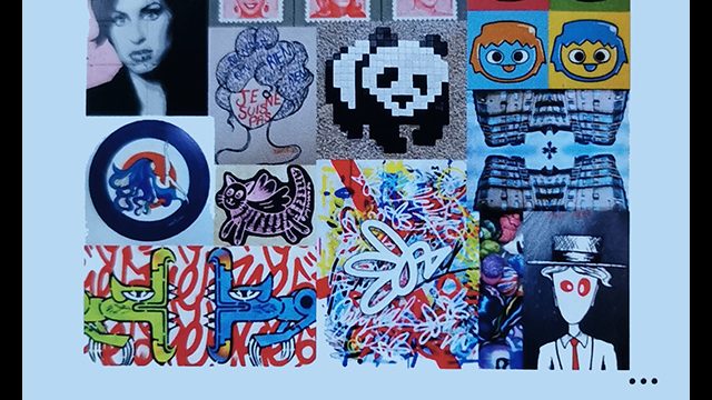 Affiche d'une exposition street art dans une galerie d'art à Angers. Visuel de l'artiste graffeur Oré.