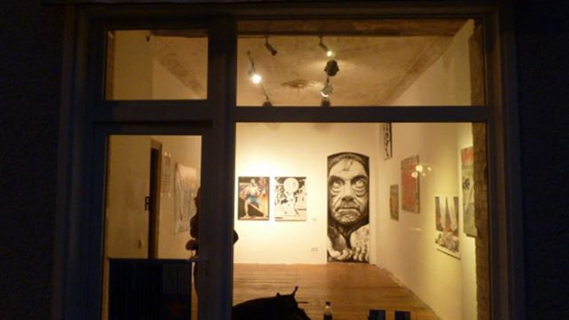 Affiche de l'exposition street art de l'artiste graffeur Oré à Berlin. ABC Project.