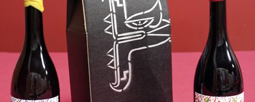 Bouteilles Art urbain et Vin. Bouteille de vin avec étiquettes street art de l'artiste graffeur Oré.